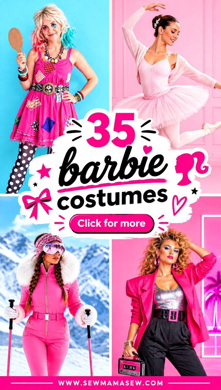 35 barbie costumes - 35 barbie costumes