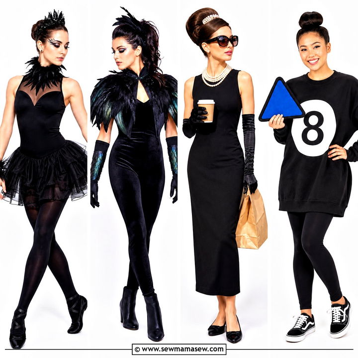 35 black costume ideas