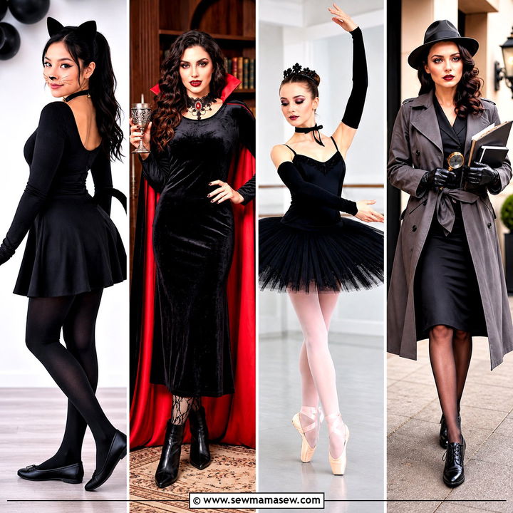 35 black dress costume ideas