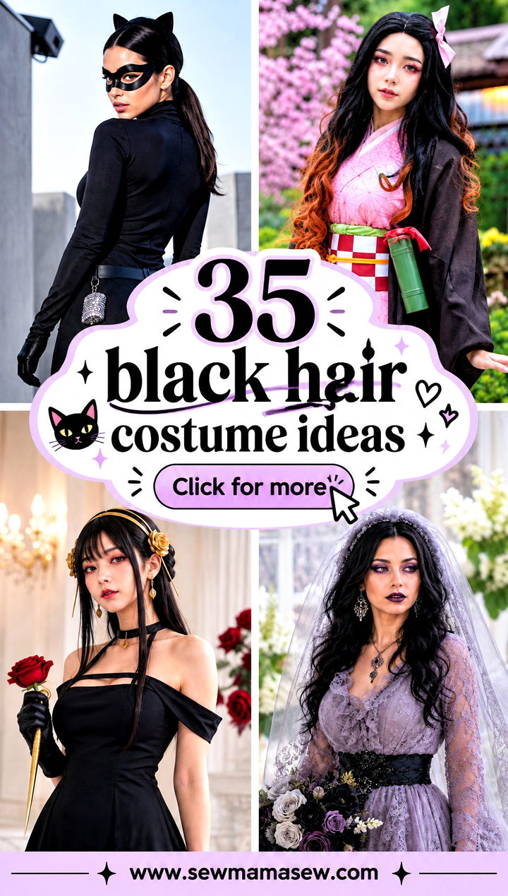 35 black hair costume ideas - 35 black hair costume ideas
