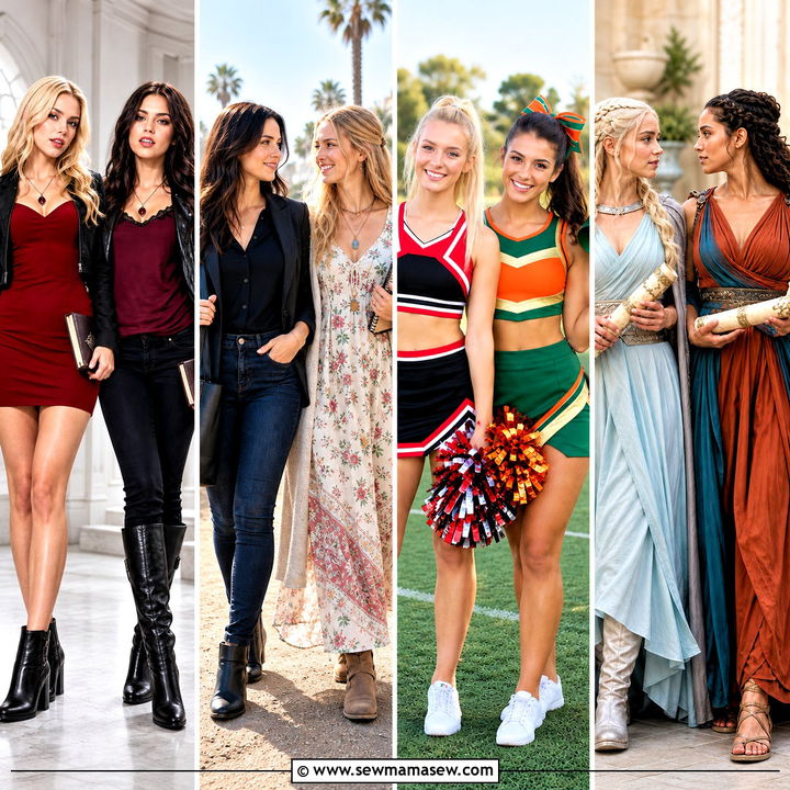 35 Blonde and Brunette Duo Costumes for a Fun BFF Halloween