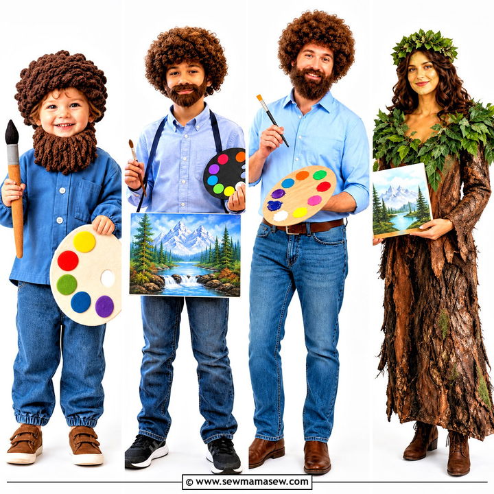 35 bob ross costume ideas