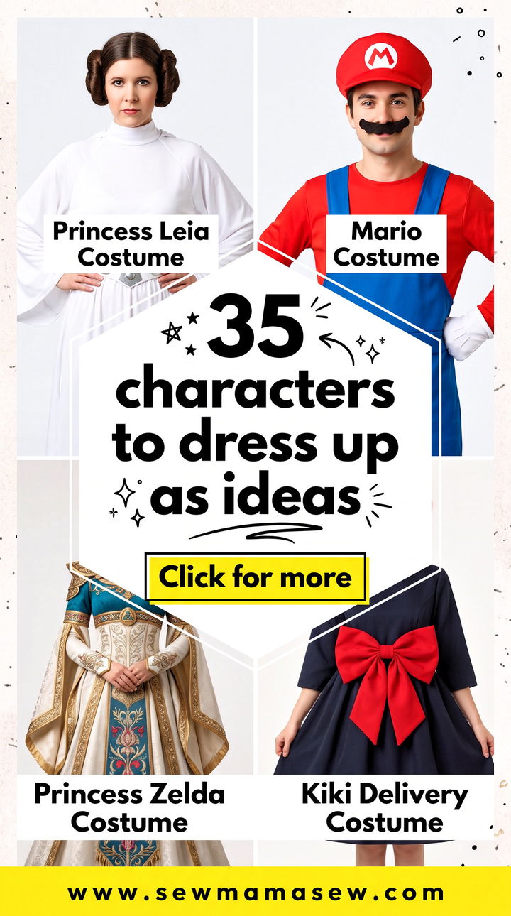 35 characters to dress up as ideas - 35 characters to dress up as ideas
