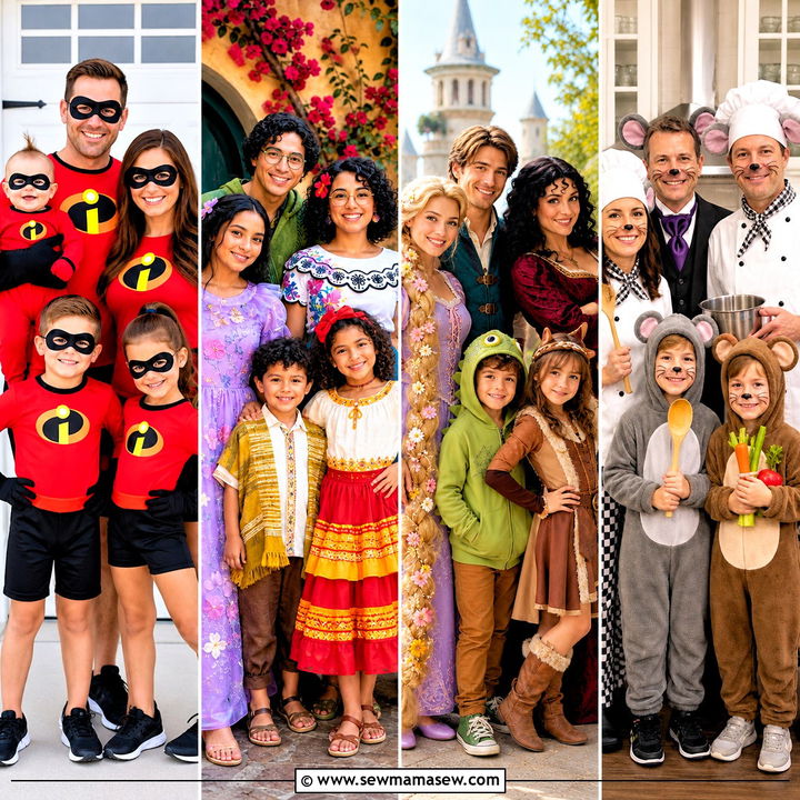 35 disney family costumes
