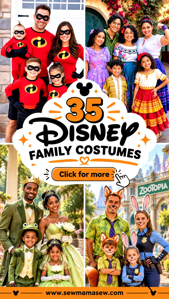 35 disney family costumes - 35 disney family costumes