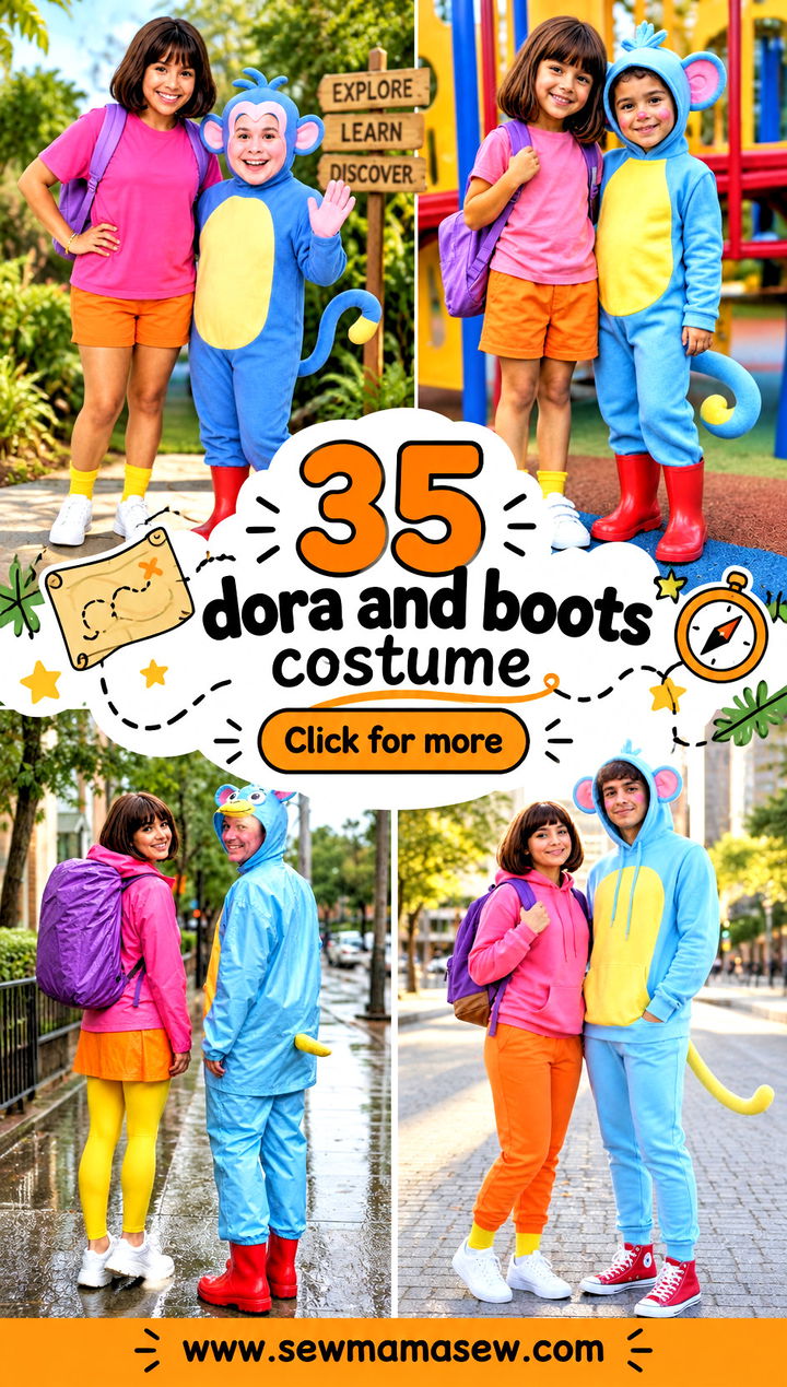35 dora and boots costume - 35 dora and boots costume
