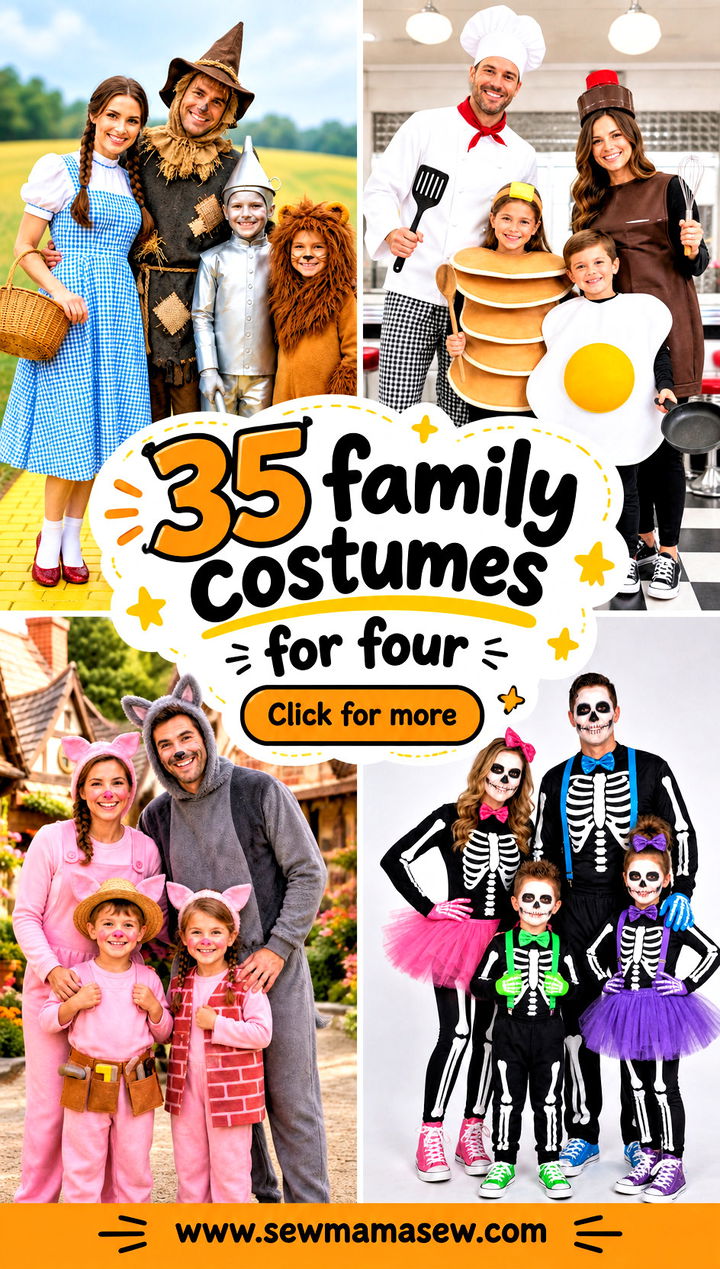 35 family costumes for four - 35 family costumes for four