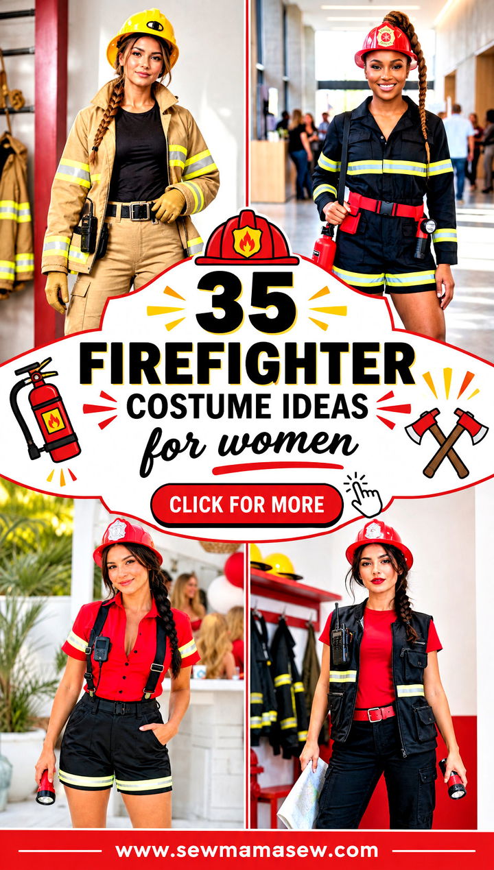 35 firefighter costume ideas for women - 35 firefighter costume ideas for women