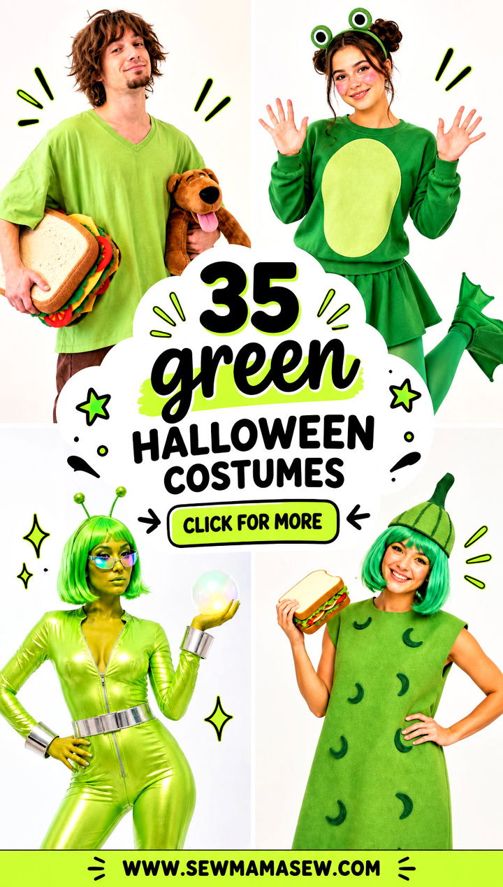 35 green halloween costumes - 35 green halloween costumes