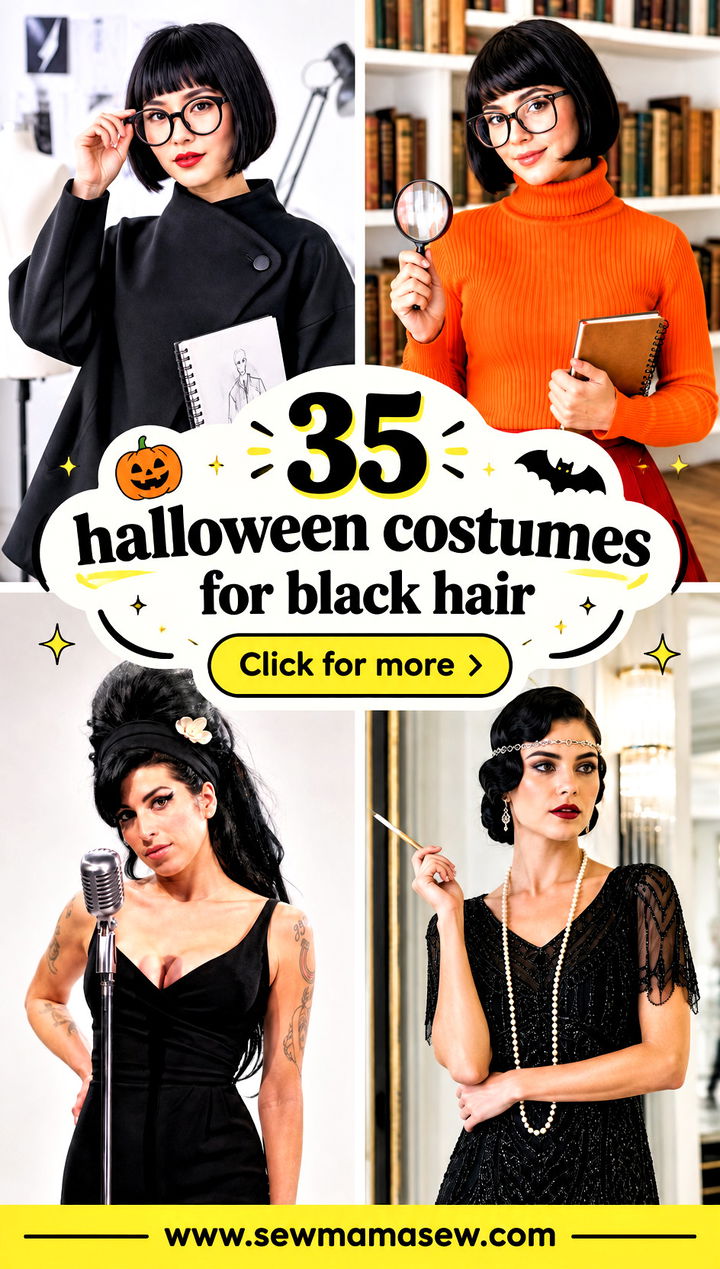35 halloween costumes for black hair - 35 halloween costumes for black hair