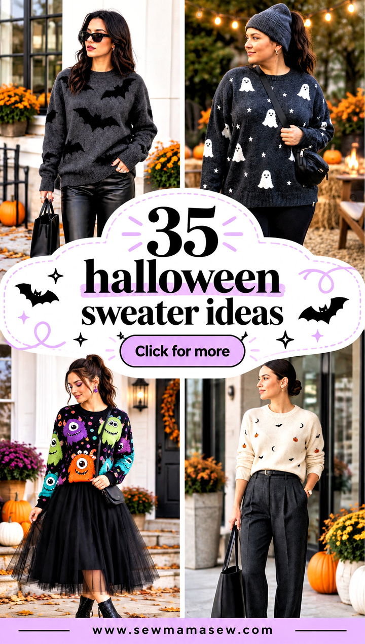 35 halloween sweater ideas - 35 halloween sweater ideas