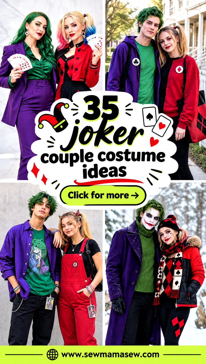 35 joker couple costume ideas - 35 joker couple costume ideas