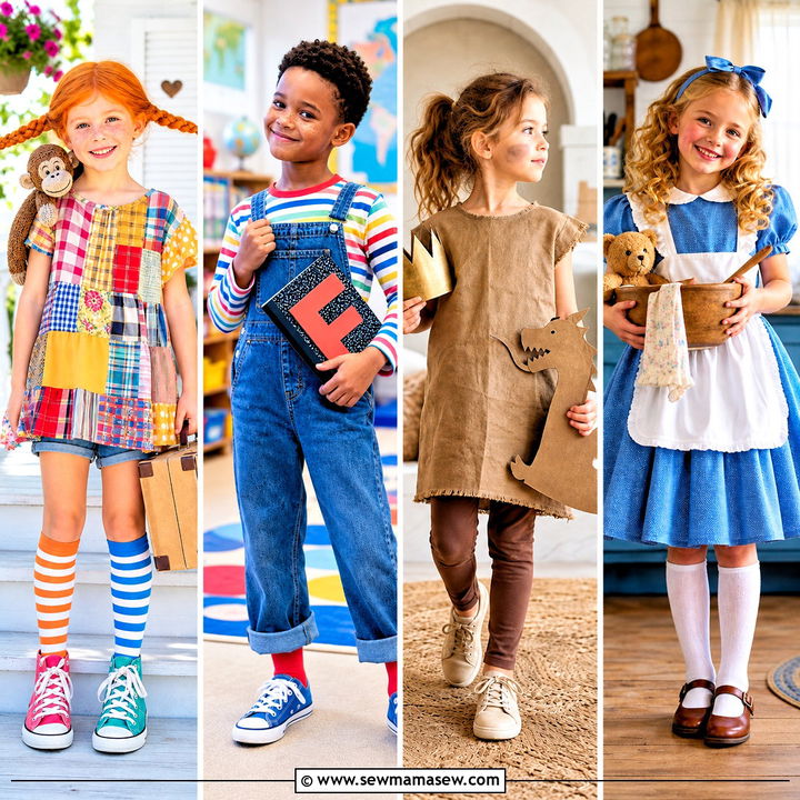 35 kids book character costumes