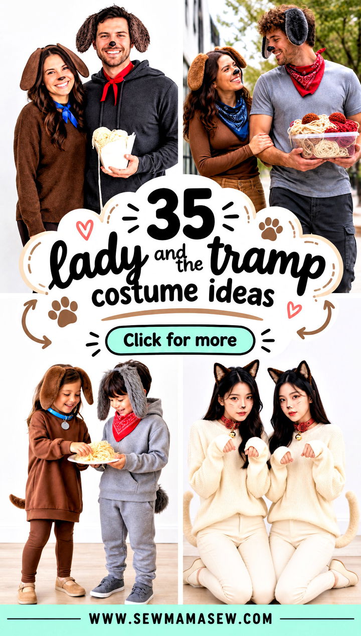 35 lady and the tramp costume ideas - 35 lady and the tramp costume ideas
