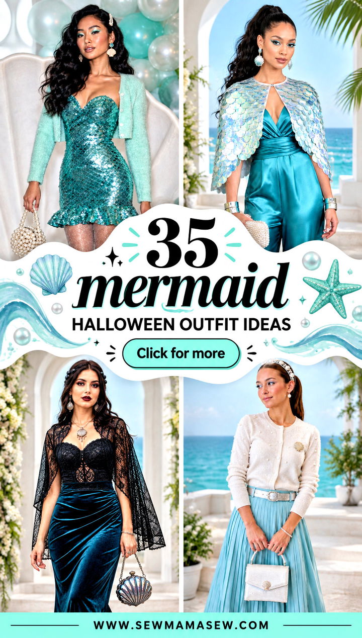 35 mermaid halloween outfit ideas - 35 mermaid halloween outfit ideas