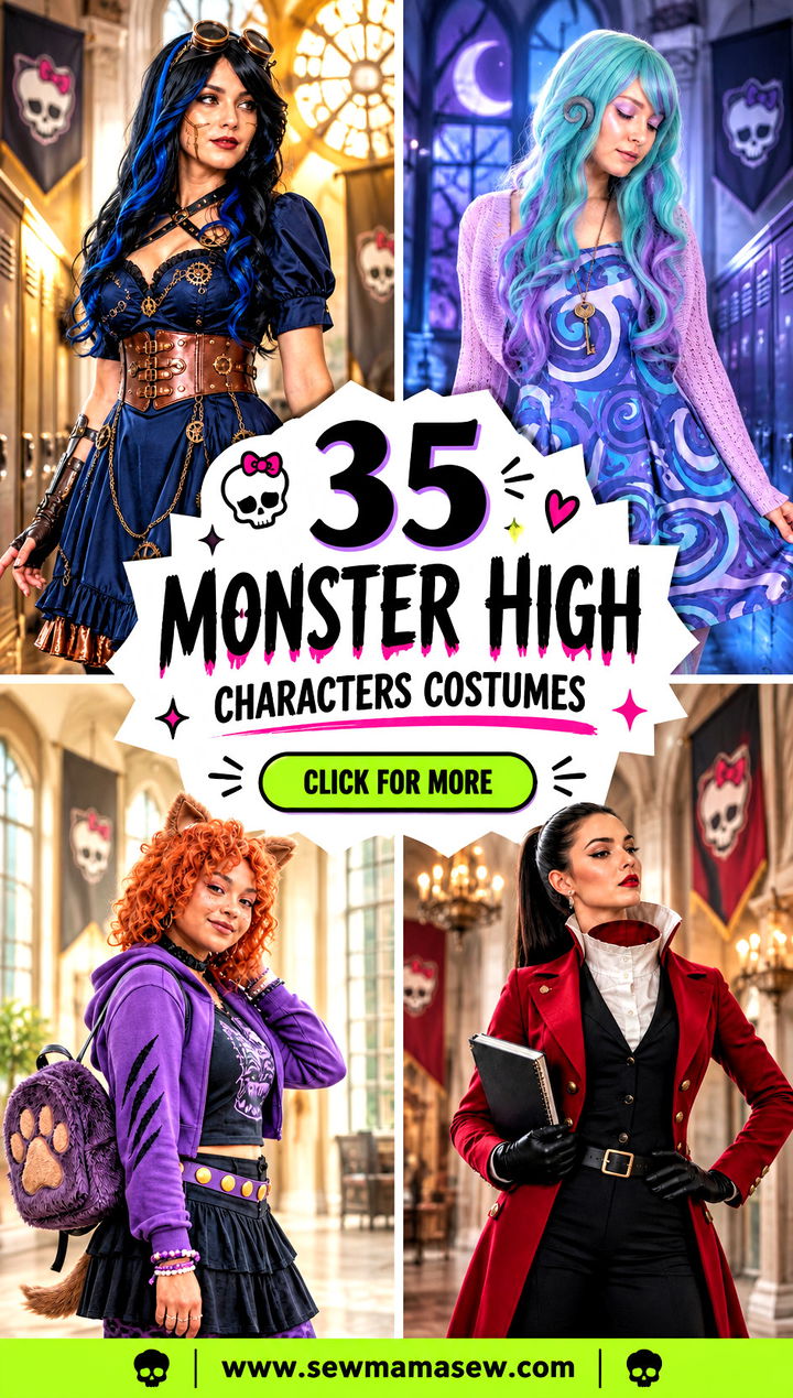 35 monster high characters costumes - 35 monster high characters costumes