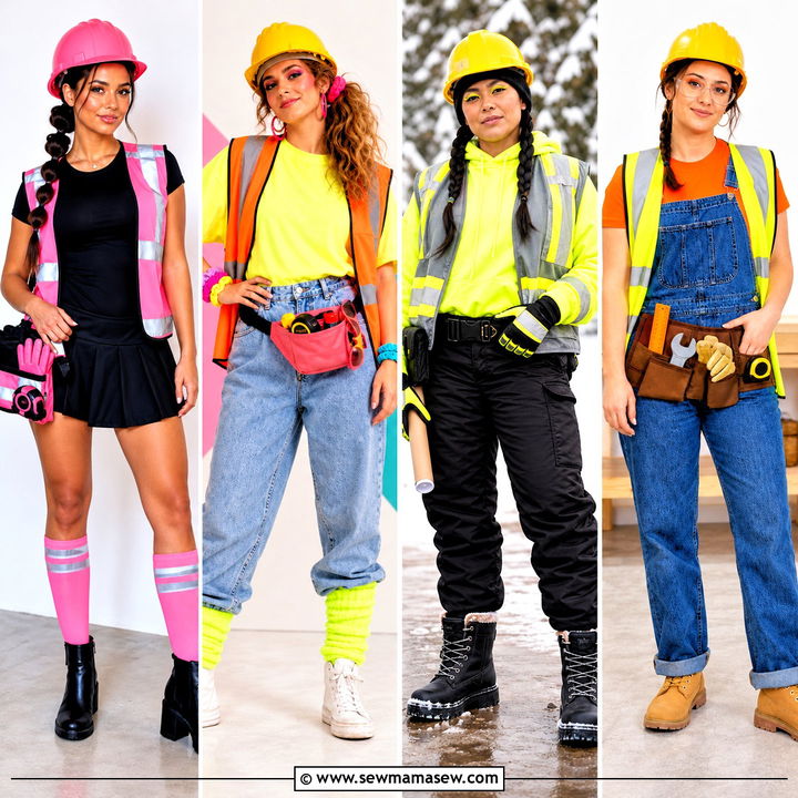 35 neon construction worker costume ideas
