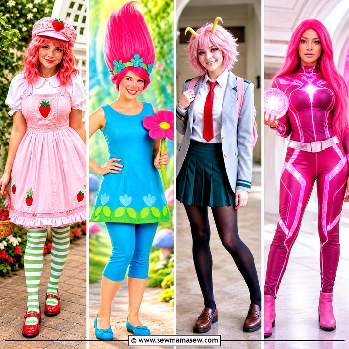 35 pink hair costume ideas