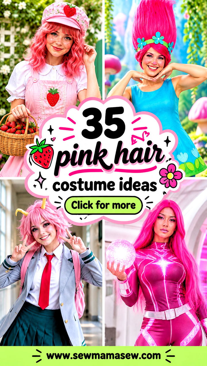 35 pink hair costume ideas - 35 pink hair costume ideas