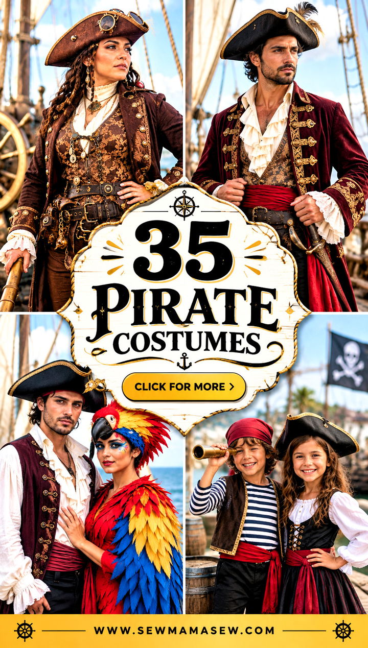 35 pirate costumes - 35 pirate costumes