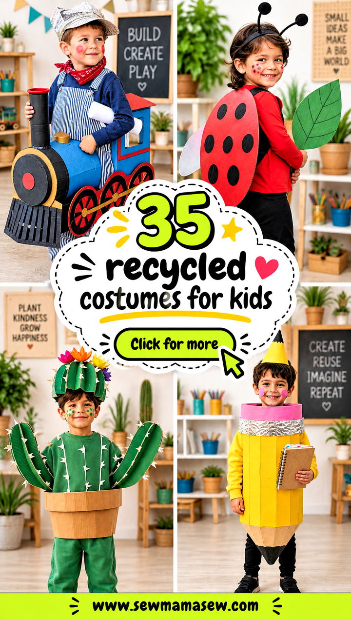 35 recycled costumes for kids - 35 recycled costumes for kids