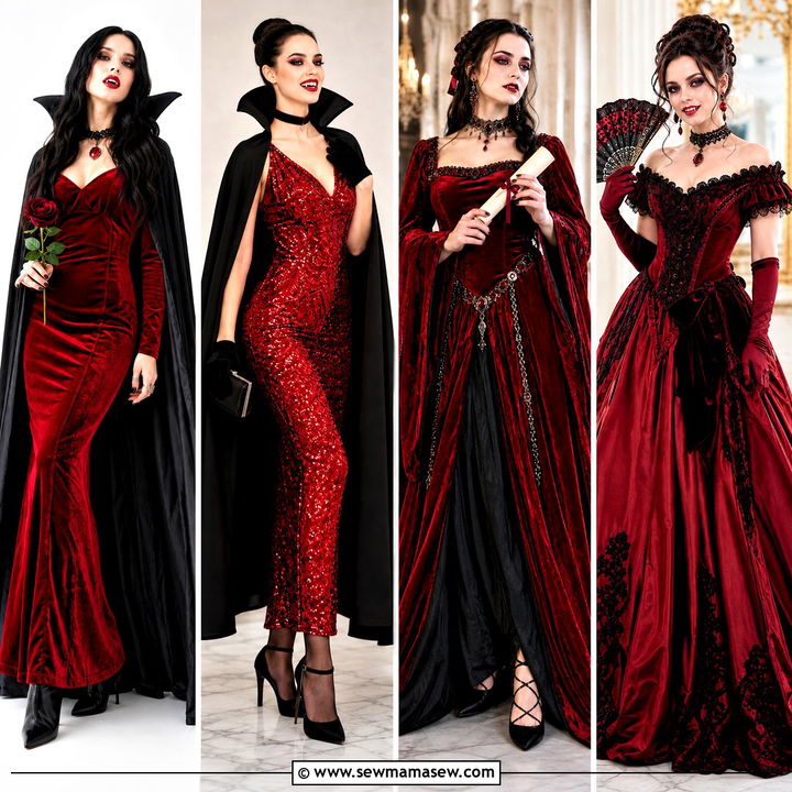 35 red vampire dress ideas