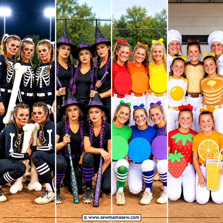 35 softball team halloween costume ideas