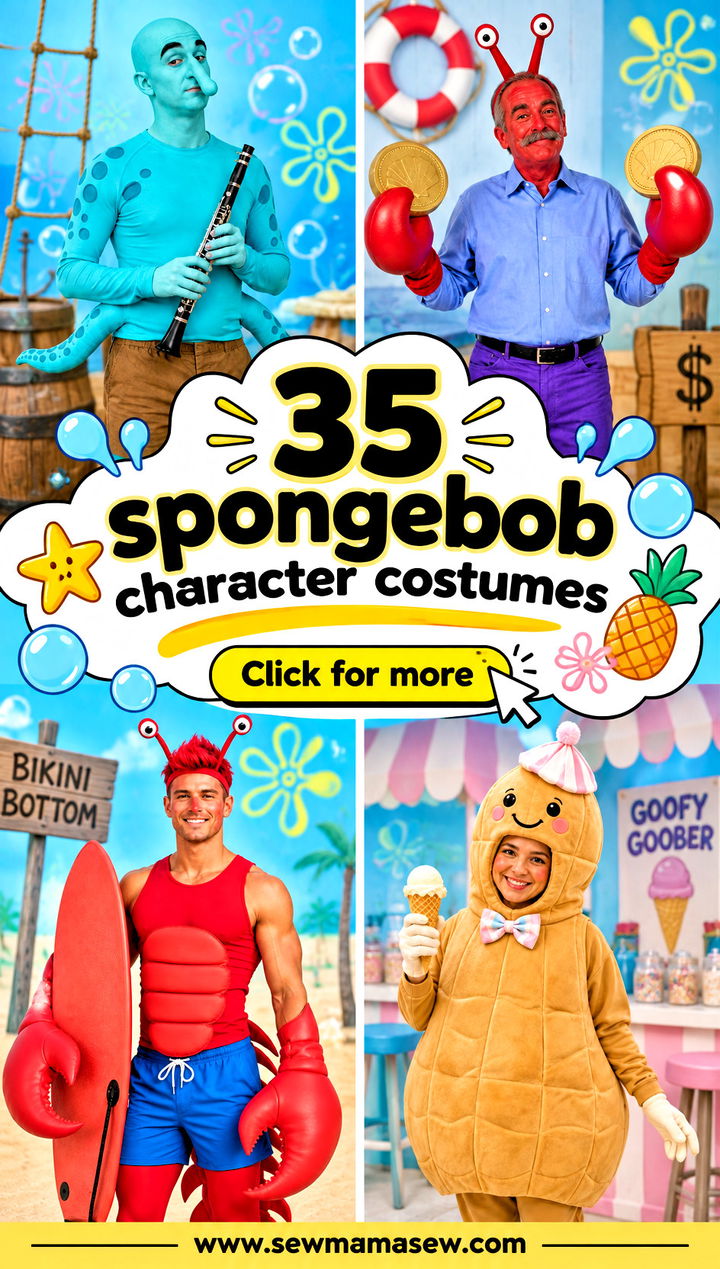 35 spongebob character costumes - 35 spongebob character costumes