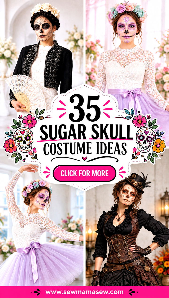 35 sugar skull costume ideas - 35 sugar skull costume ideas