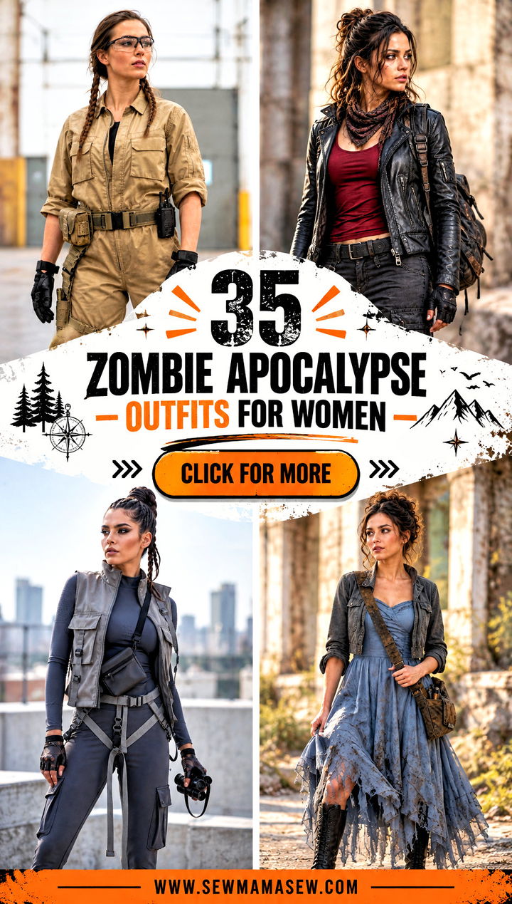 35 zombie apocalypse outfits for women - 35 zombie apocalypse outfits for women