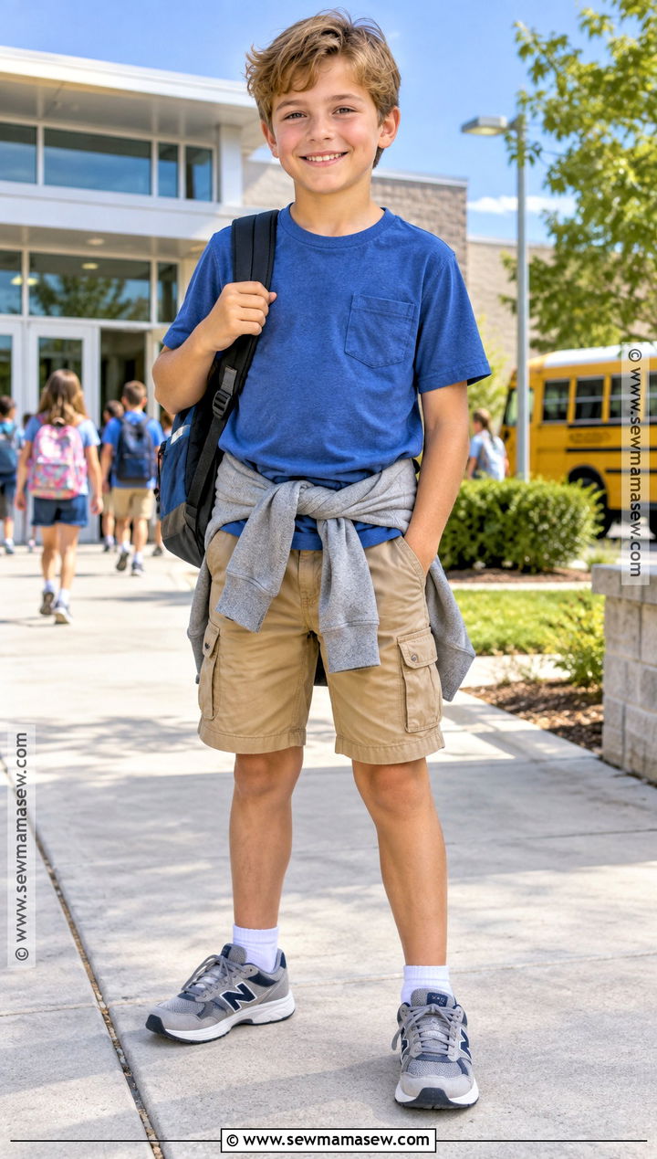 3rd Grade Pocket T Shirt With Utility Shorts - 15 3Rd Grade Shirts Back To School