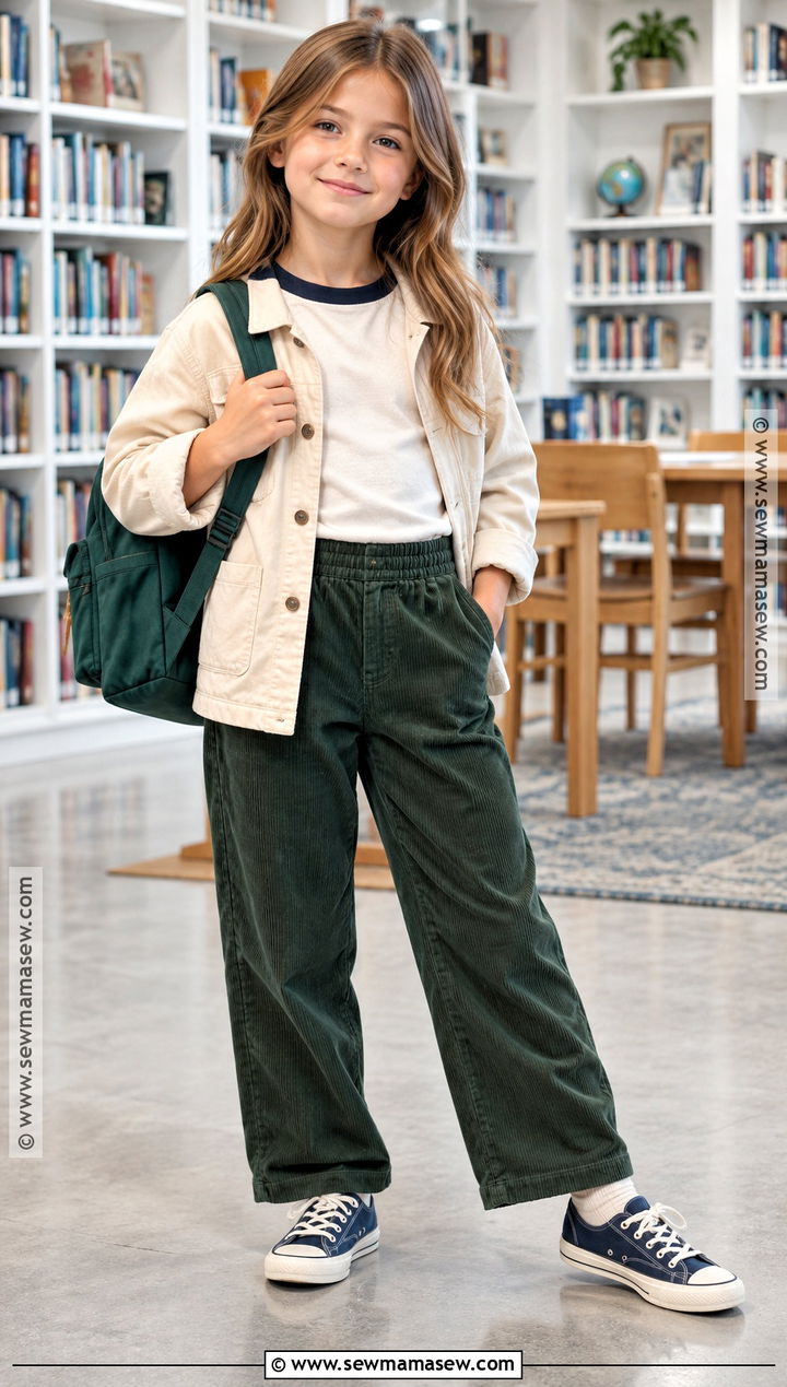 3rd Grade Ringer Shirt With Corduroy Pants - 15 3Rd Grade Shirts Back To School