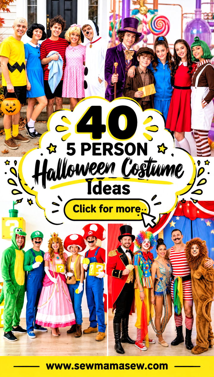 40 5 Person Halloween Costume Ideas - 40 5 Person Halloween Costume Ideas