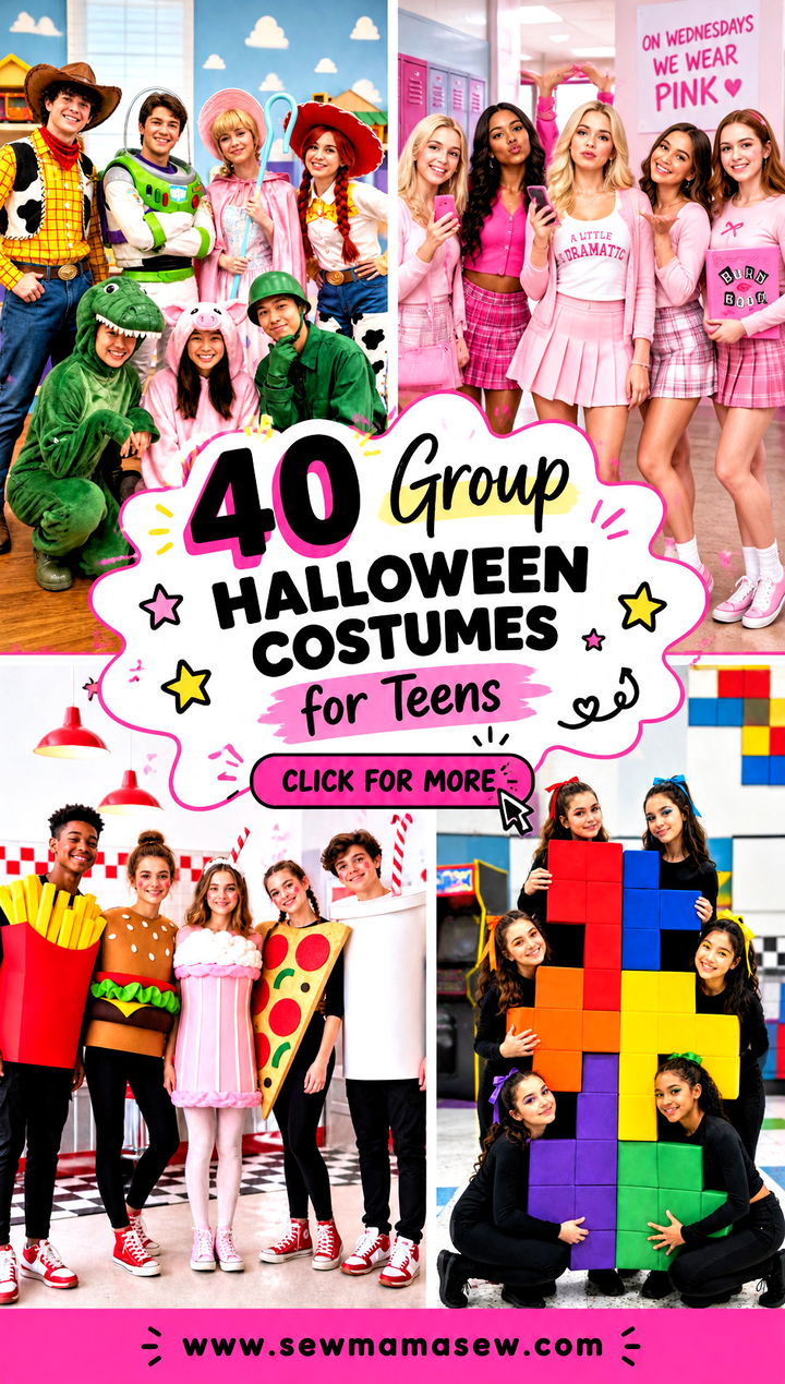 40 Group Halloween Costumes for Teens - 40 Group Halloween Costumes for Teens