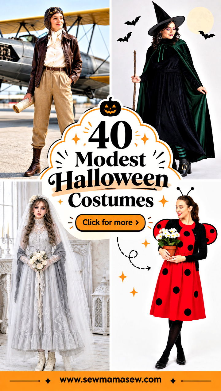 40 Modest Halloween Costumes - 40 Modest Halloween Costumes