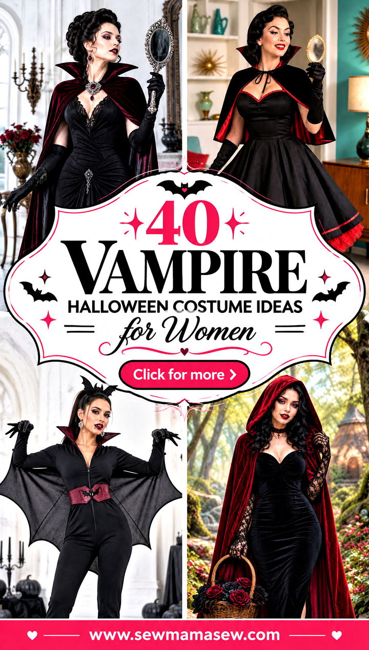 40 Vampire Halloween Costume Ideas for Women - 40 Vampire Halloween Costume Ideas for Women