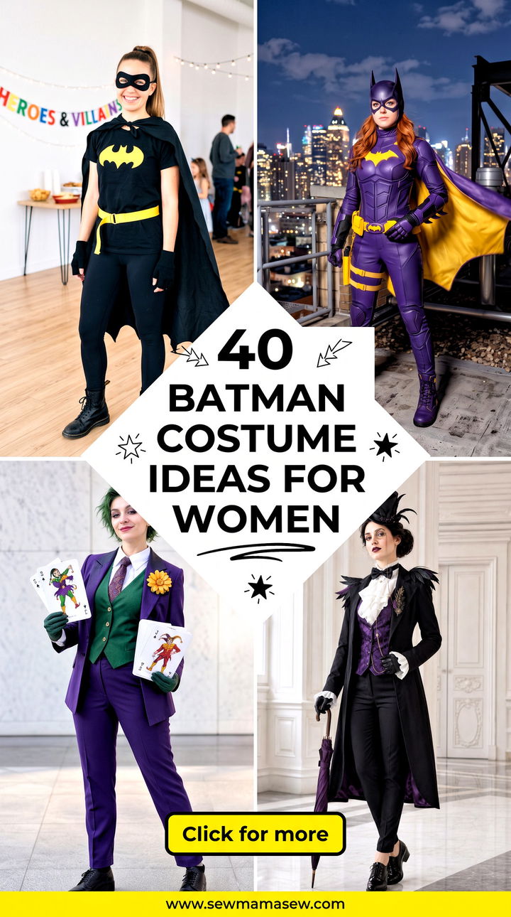 40 batman costume ideas for women - 40 batman costume ideas for women