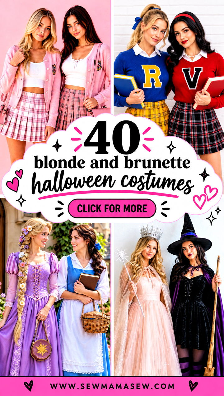 40 blonde and brunette halloween costumes - 40 blonde and brunette halloween costumes