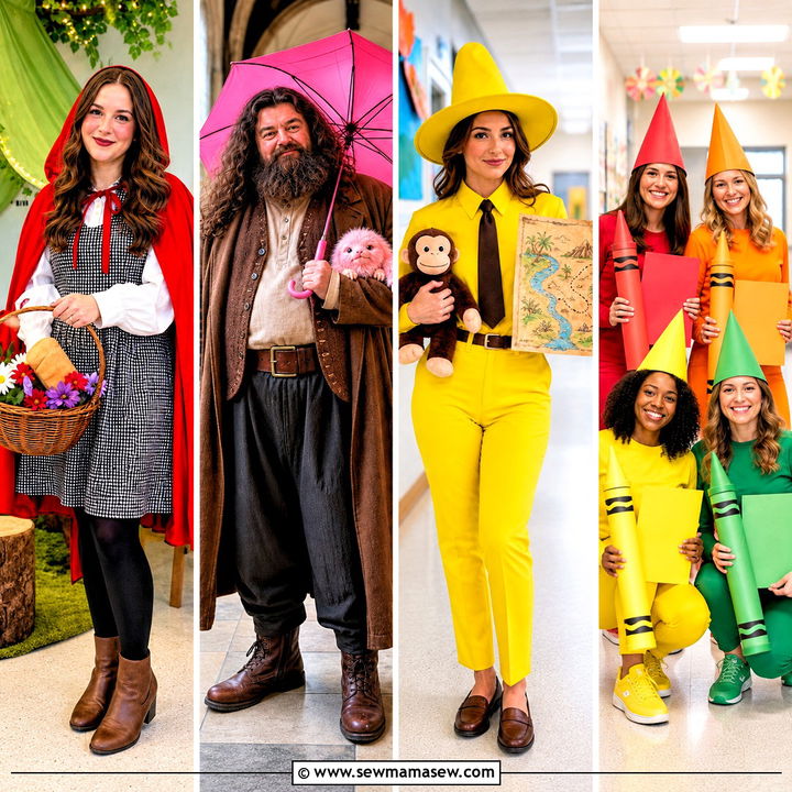40 book character costumes for teachers
