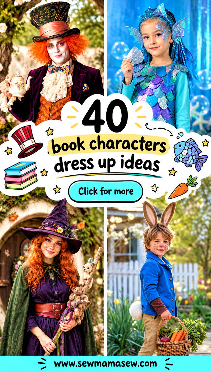 40 book characters dress up ideas - 40 book characters dress up ideas