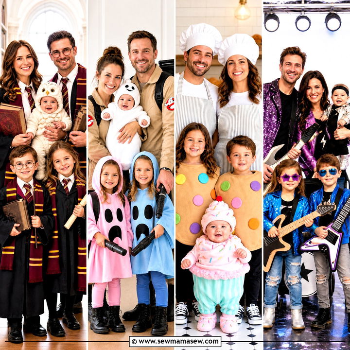 40 family costumes with for babies