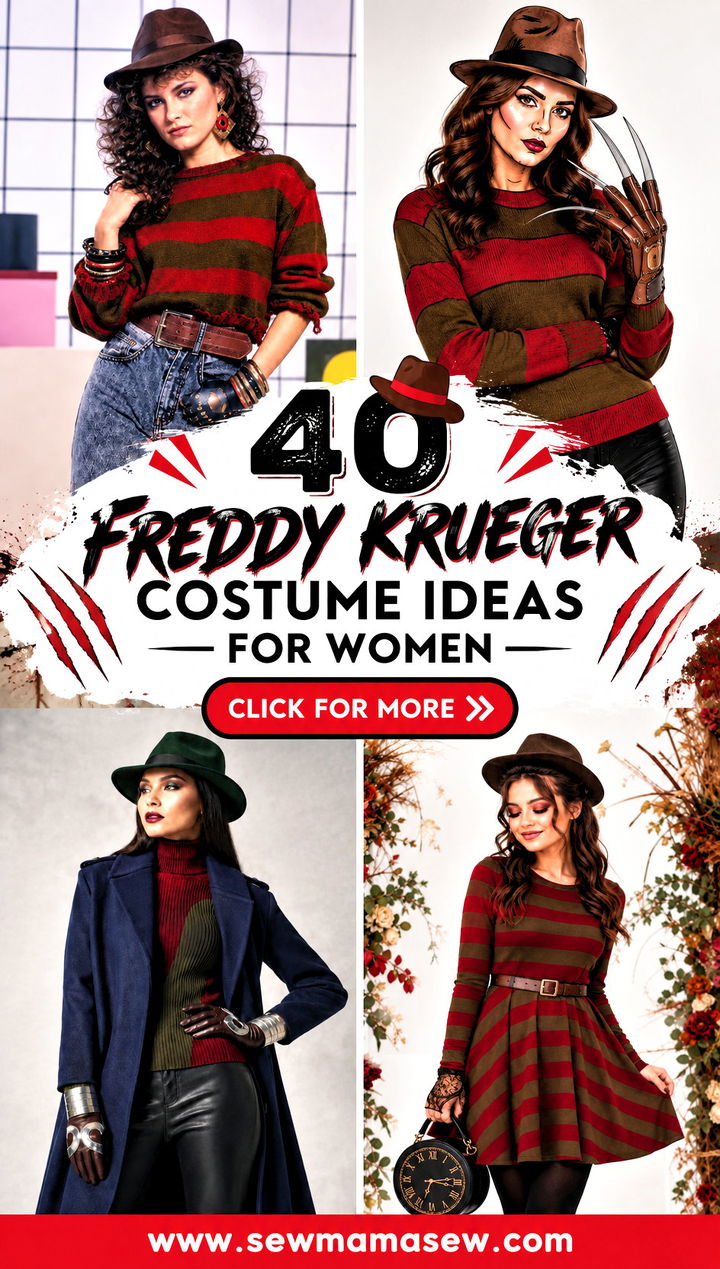 40 freddy krueger costume ideas for women - 40 freddy krueger costume ideas for women