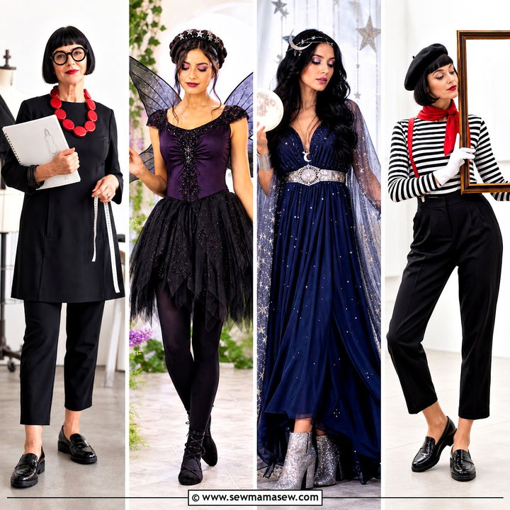 40 halloween costumes black hair