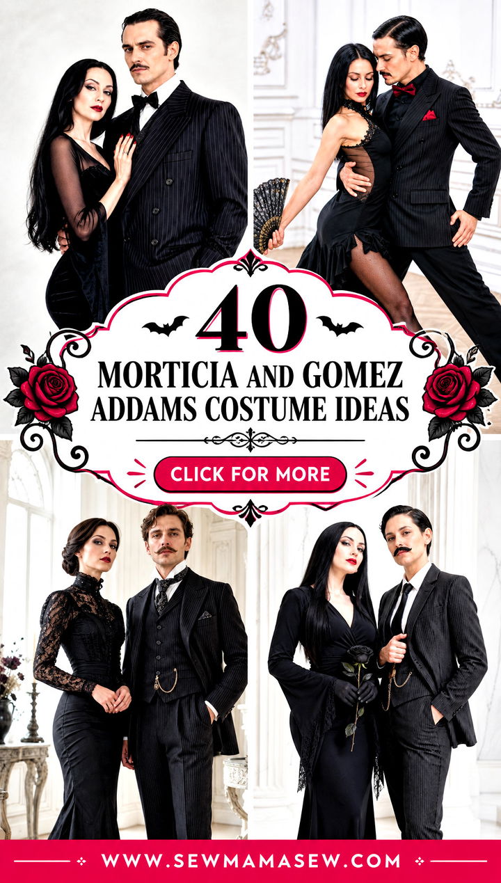 40 morticia and gomez addams costume ideas - 40 morticia and gomez addams costume ideas