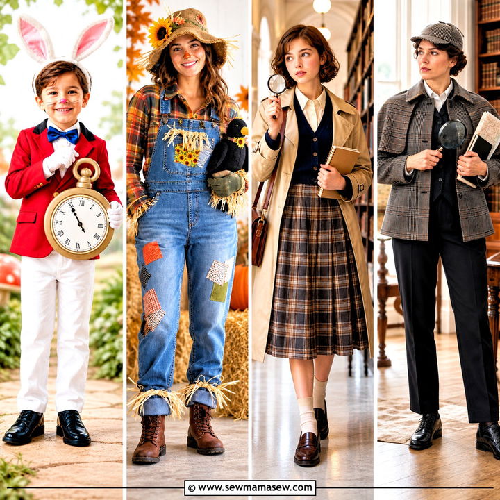 40 story book character costumes