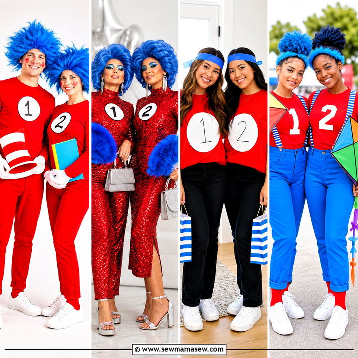40 thing one and thing two costumes