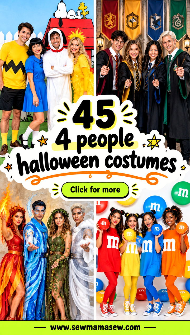 45 4 people halloween costumes - 45 4 people halloween costumes