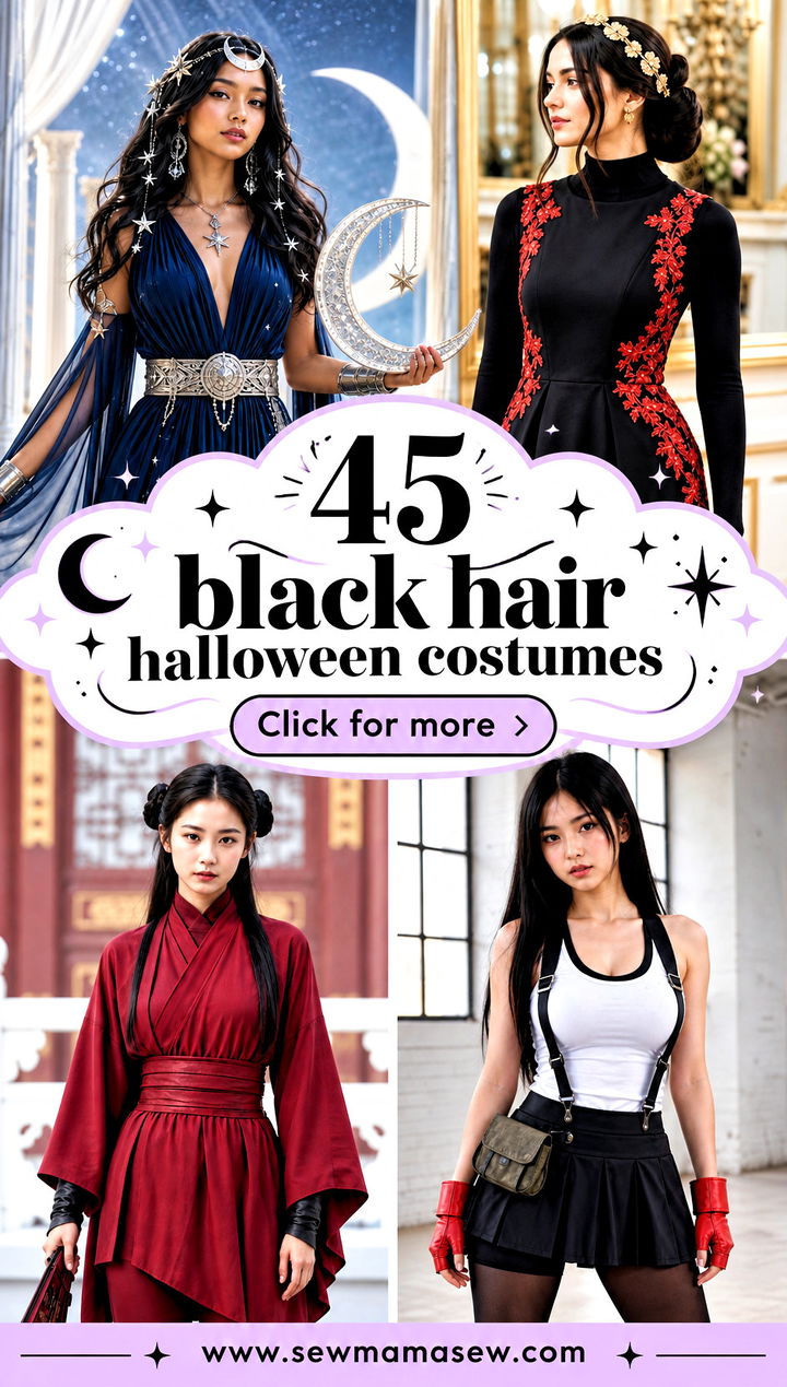 45 black hair halloween costumes - 45 black hair halloween costumes
