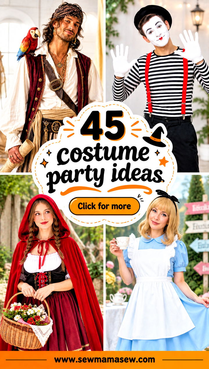 45 costume party ideas - 45 costume party ideas