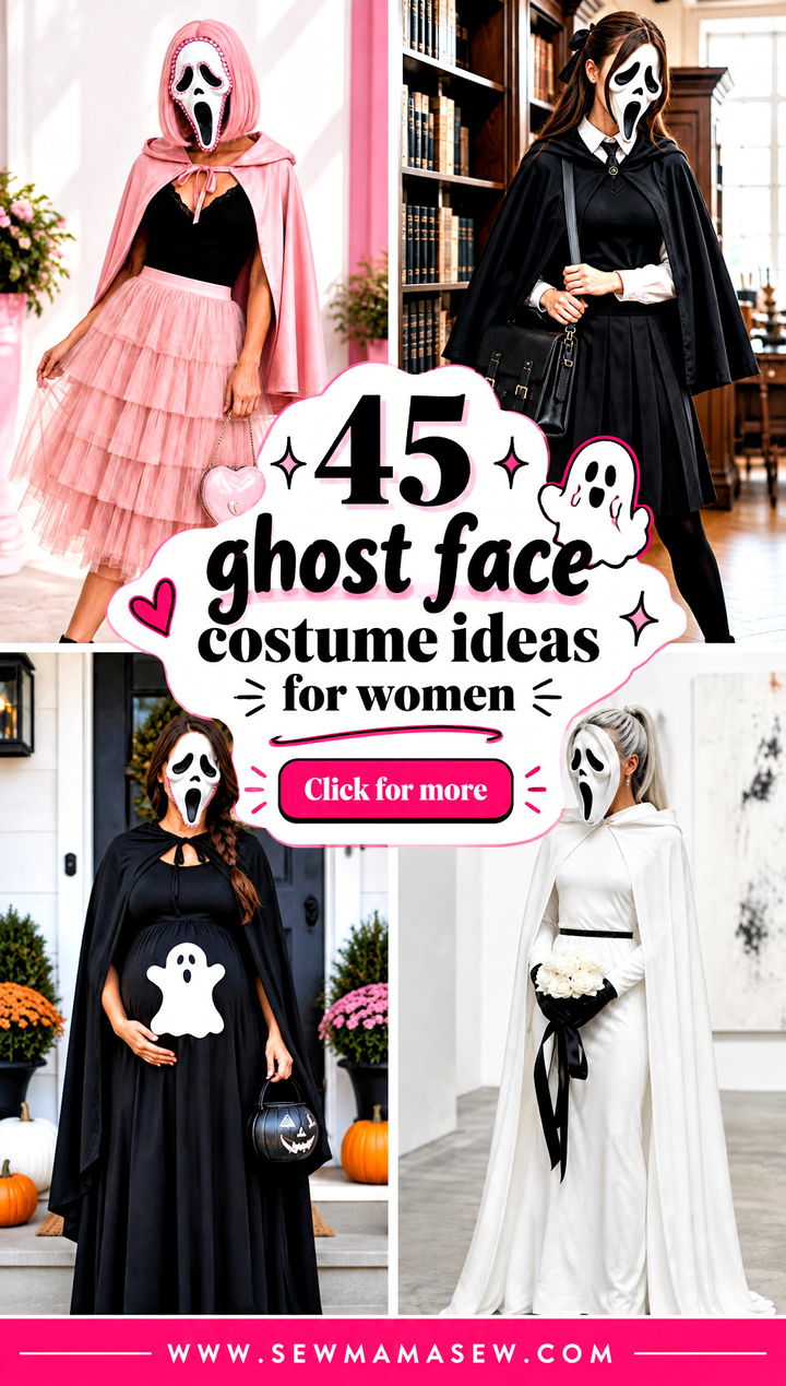 45 ghost face costume ideas for women - 45 ghost face costume ideas for women